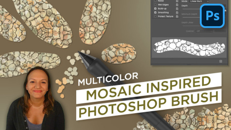 Creating a Multicolor Mosaic Inspired Photoshop Brush :: Behance