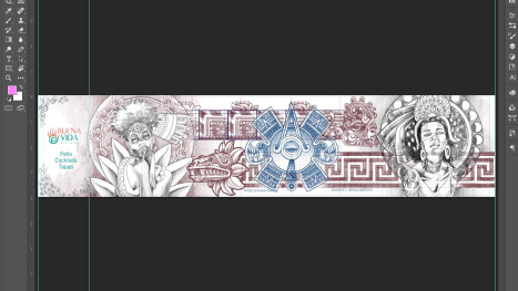 Inside Look - A Mural Design from Sketch to Vector with Fresco and Illustrator on the iPad Pro