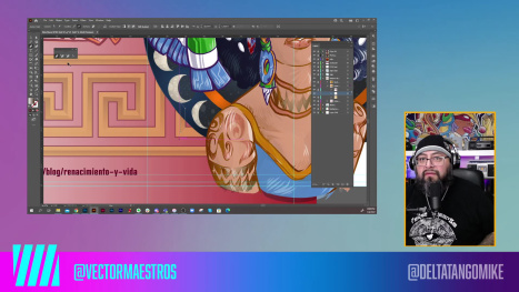 Art Project Inside Look - Mural Illustration Artwork #VectorMaestros