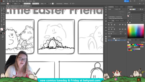 On Thursdays We Draw Comics - Easter Friends