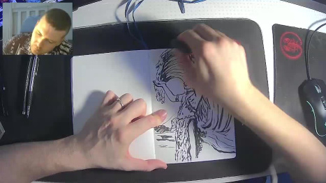 Practice session pencil-Ink
